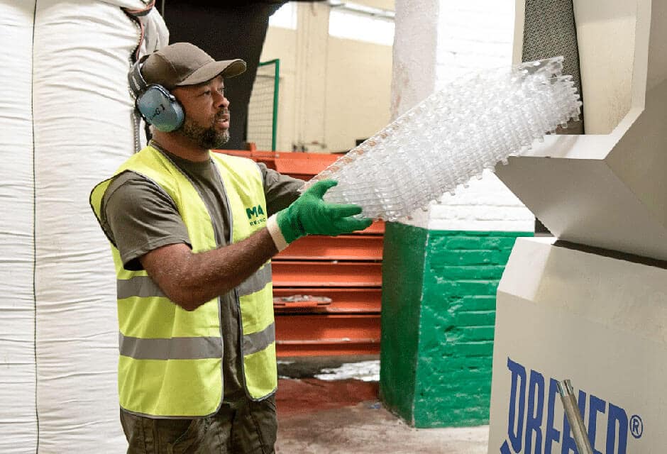 Your plastic production scrap, processed directly for recycling